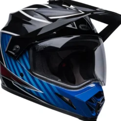 Casco Touring Bell MX-9 Adventure Mips Dalton Nero Blu Lucido 2022