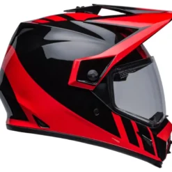 Casco Touring Bell MX-9 Adventure Mips Dash Rosso Nero Lucido