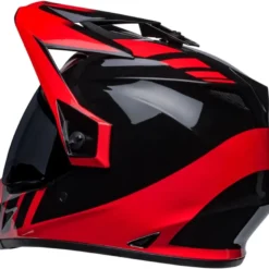 Casco Touring Bell MX-9 Adventure Mips Dash Rosso Nero Lucido