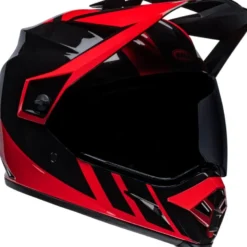 Casco Touring Bell MX-9 Adventure Mips Dash Rosso Nero Lucido