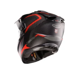 Casco Touring Caberg Tanami Carbon Gravity Rosso Grigio Opaco