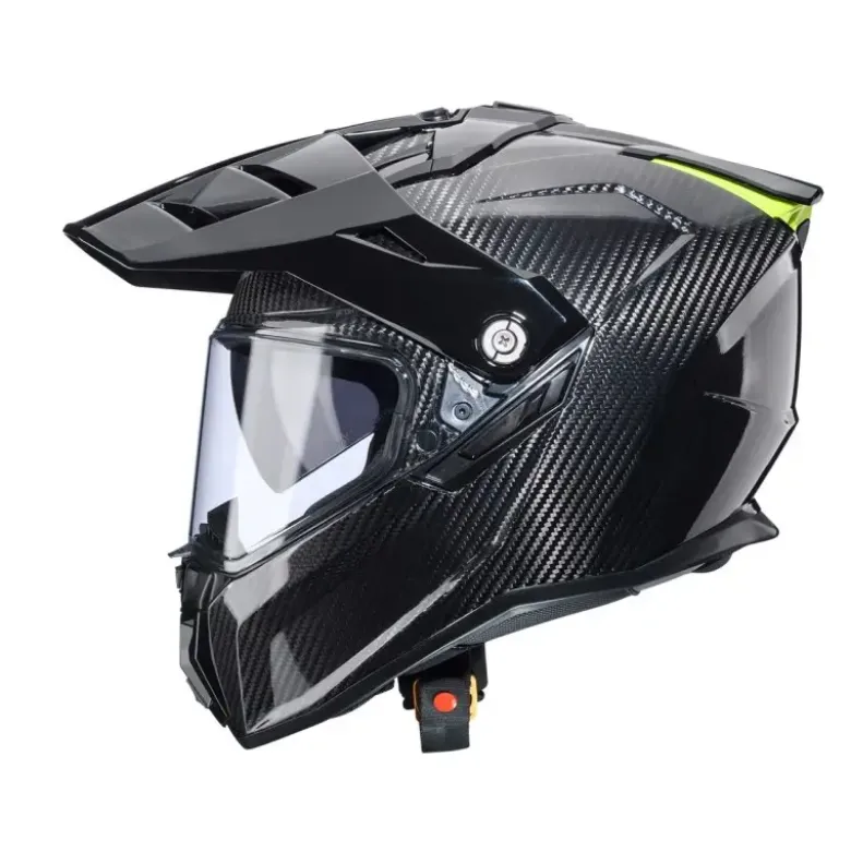 Casco Touring Caberg Tanami Carbon Nero Lucido
