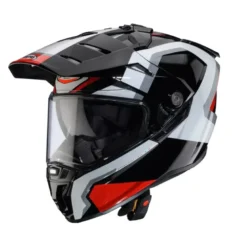 Casco Touring Caberg Tanami Scram Nero Bianco Rosso