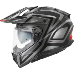 Casco Touring Givi 80.1 Apex Nero Titanio Rosso Opaco