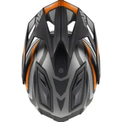 Casco Touring Givi 80.1 Apex Titanio Nero Titanio Arancione Opaco
