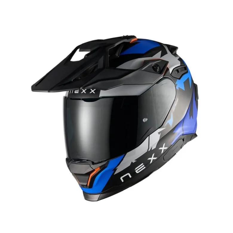 Casco Touring Nexx Y.Travl Primal Blu Neon Mt