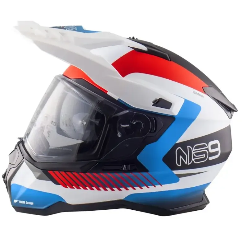 Casco Touring Nos NS-9 Mirage White Matt