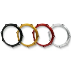 Cnc Racing CAC03S Carter trasparente per frizioni ad olio Ducati - solo cornice Argento