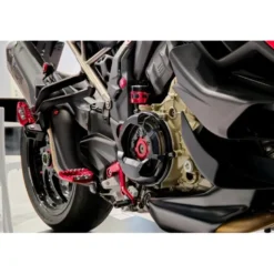 Cnc Racing CA401R Cover trasparente frizioni a secco Ducati Rosso