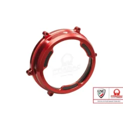 Cnc Racing Ca201Rpr Carter Trasparente Con Inserti In Carbonio Per Frizioni Ad Olio Ducati Panigale Pramac Racing Lim. Ed.