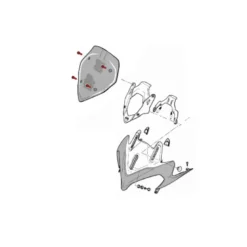 Cnc Racing Kv462B Kit Viti Cupolino In Carbonio Ducati Multistrada 1200