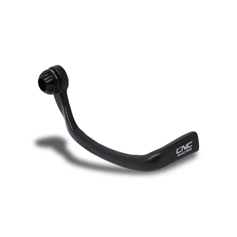 Cnc Racing Pl150Kb BrakeGuard Carbon Race Protezione Leva Freno Anteriore Carbonio Lucido