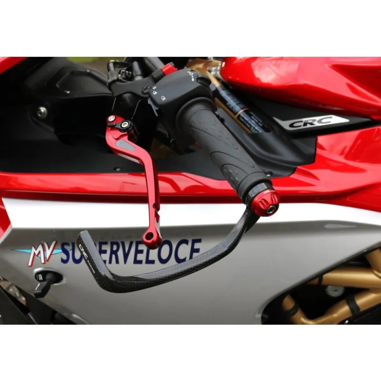 Cnc Racing Pl250Kg ClutchGuard Carbon Race Protezione Leva Frizione Carbonio Lucido