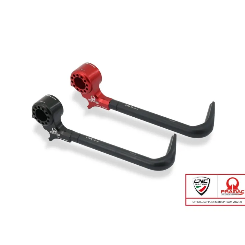 Cnc Racing Plm01Bpr LeverGuard Street Protezione Leva Freno Anteriore Con Attacco Specchio Pramac Racing Limited Edition