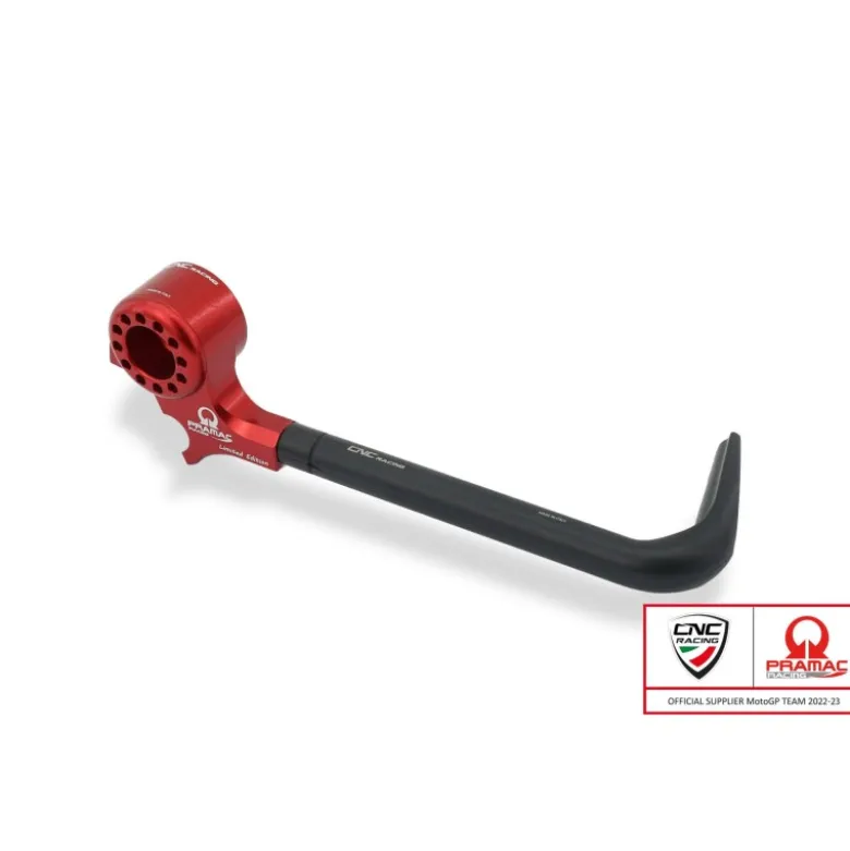 Cnc Racing Plm01Rpr LeverGuard Street Protezione Leva Freno Anteriore Con Attacco Specchio Pramac Racing Limited Edition