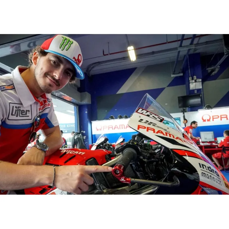 Cnc Racing Pl100Rpr BrakeGuard Race Pramac Racing Limited Edition Protezione Leva Freno Anteriore