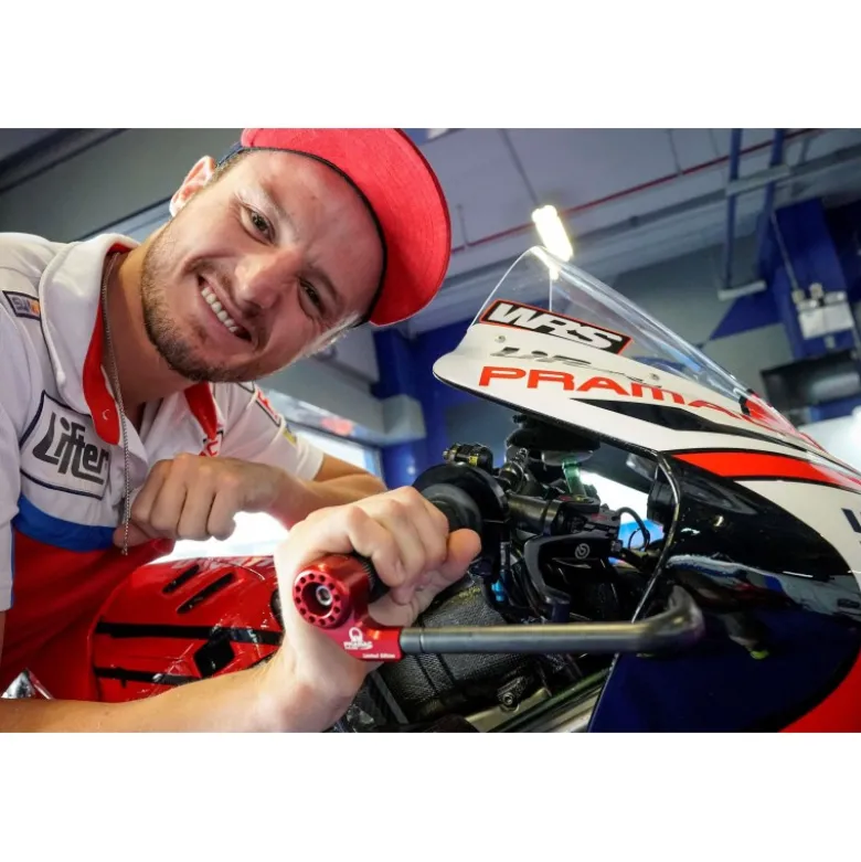 Cnc Racing Pl100Rpr BrakeGuard Race Pramac Racing Limited Edition Protezione Leva Freno Anteriore