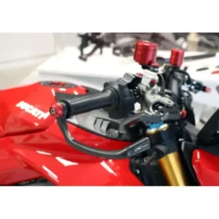 Cnc Racing Pl150Yb BrakeGuard Carbon Race Protezione Leva Freno Anteriore Carbonio Opaco