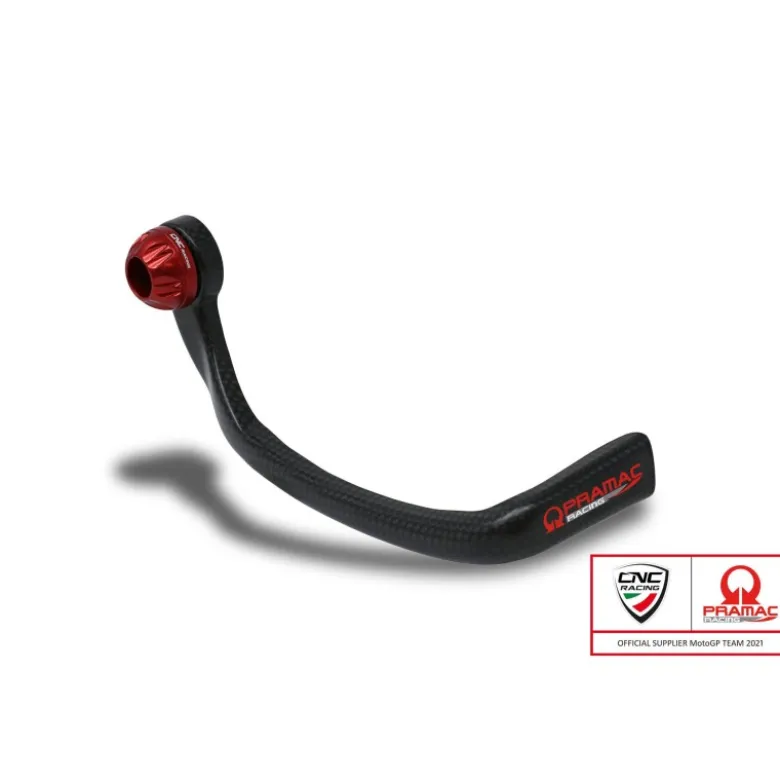 Cnc Racing Pl150Yrpr BrakeGuard Carbon Race Protezione Leva Freno Anteriore Carbonio Opaco Pramac Racing Limited Edition
