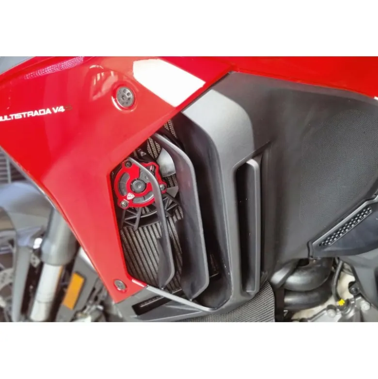 Cnc Racing Pr501R Protezioni Elettro Ventola Radiatore Multistrada V4