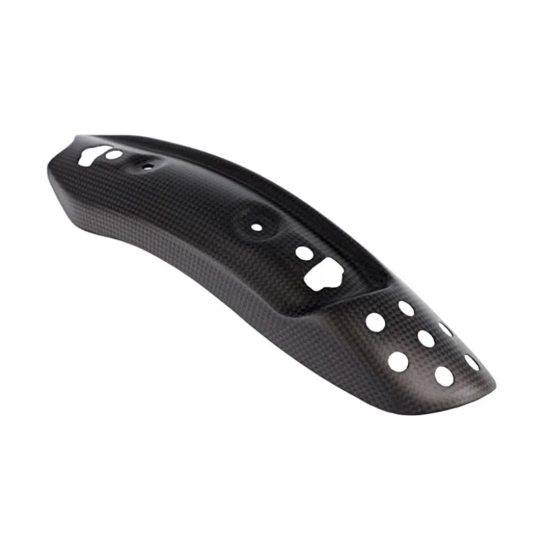 Cnc Racing Za976Y Supporto Paracalore Collettore Ducati Carbonio Opaco