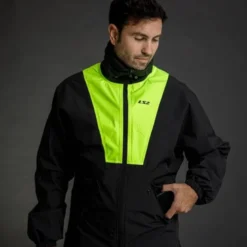 Completo Antipioggia Ls2 X-Rain Nero H-V Giallo