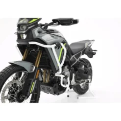 Crash Bar Superiori In Alluminio Per Cf Moto Mt 450 Bianco