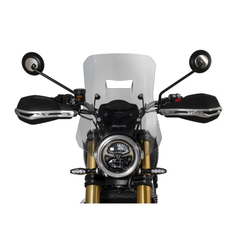 Cupolino Endurance Race Isotta per Triumph Scrambler 1200 X / Xe Fumé Chiaro