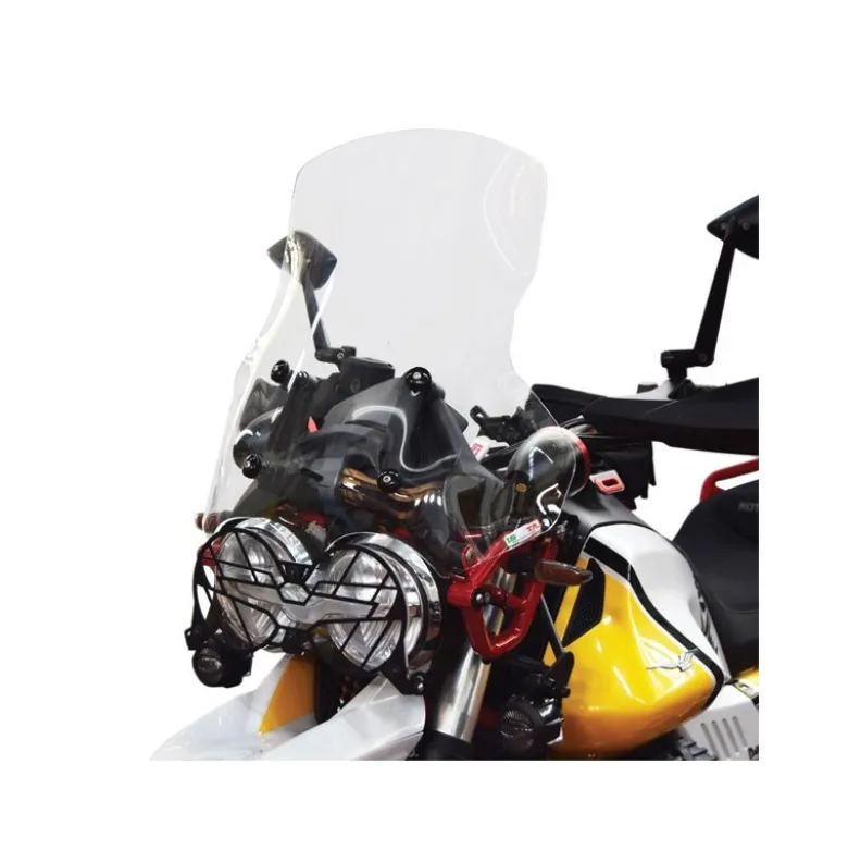 Cupolino Isotta Alta Protezione Moto Guzzi V85 Tt dal 2019 al 2022 Fumé Chiaro