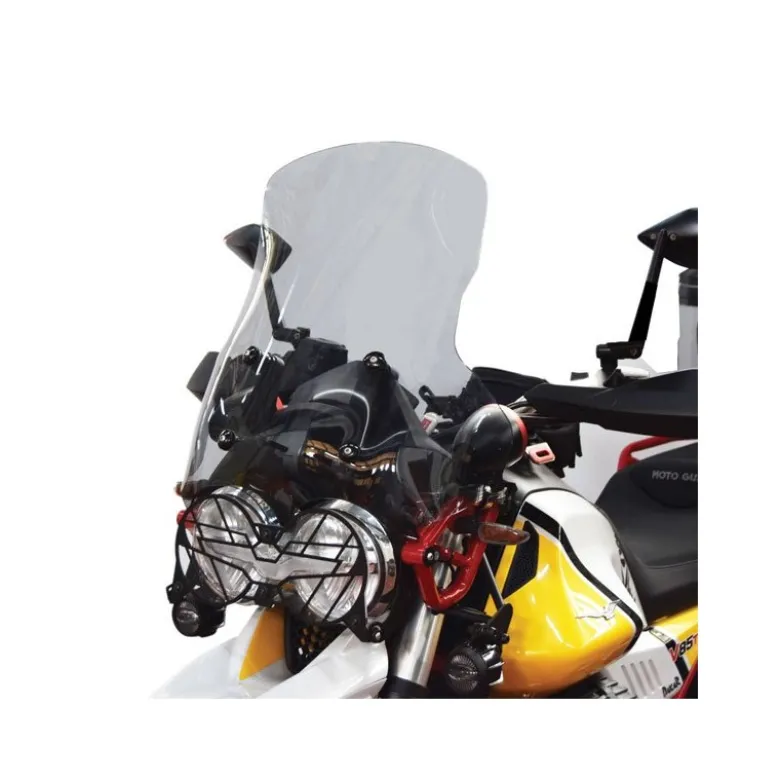 Cupolino Isotta Alta Protezione Moto Guzzi V85 Tt dal 2019 al 2022 Fumé Chiaro