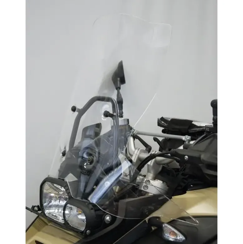 Cupolino Isotta Alta Protezione per BMW F 800 Adventure dal 2013 al 2018 Fumé Chiaro