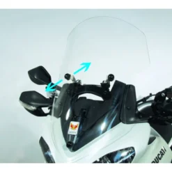 Cupolino Isotta Alta Protezione per Ducati Multistrada 1200 Fumé Chiaro