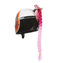 Decorazione Casco Treccia Rosa Chaft IN1920