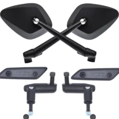 Far - Combo Kit Retrovisori Manubrio Per Yamaha Tmax 560 – FAR-8071 TECH MAX