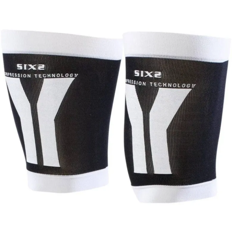 Fascia Coscia Compressiva Sixs QUAD Nero Bianco