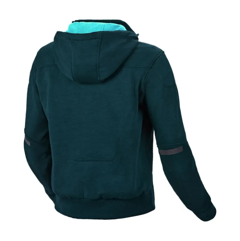 Felpa Con Cappuccio In Tessuto Macna District Donna Blu
