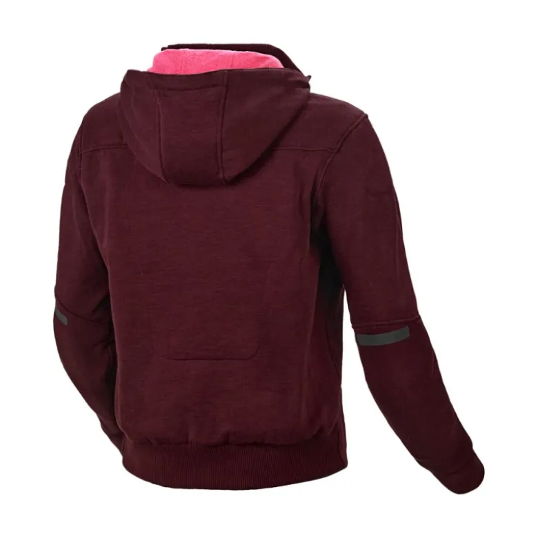 Felpa Con Cappuccio In Tessuto Macna District Donna Rosso