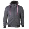 Felpa Donna In Tessuto Harisson Patriot Anthracite Rosa