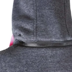 Felpa Donna In Tessuto Harisson Patriot Anthracite Rosa