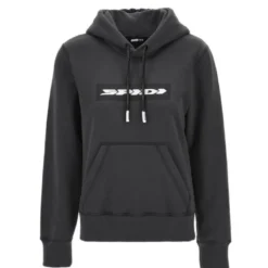 Felpa Donna Spidi Logo 2 Hoodie Lady Nero