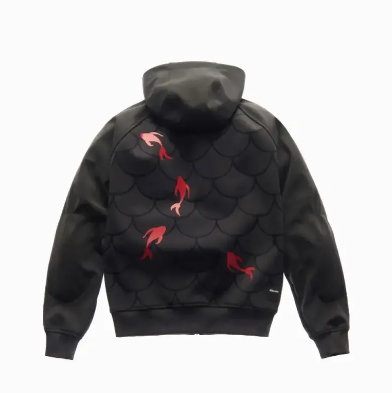 Felpa In Tessuto Blauer Easy Man Open Hoody Carp Grigio Antracite