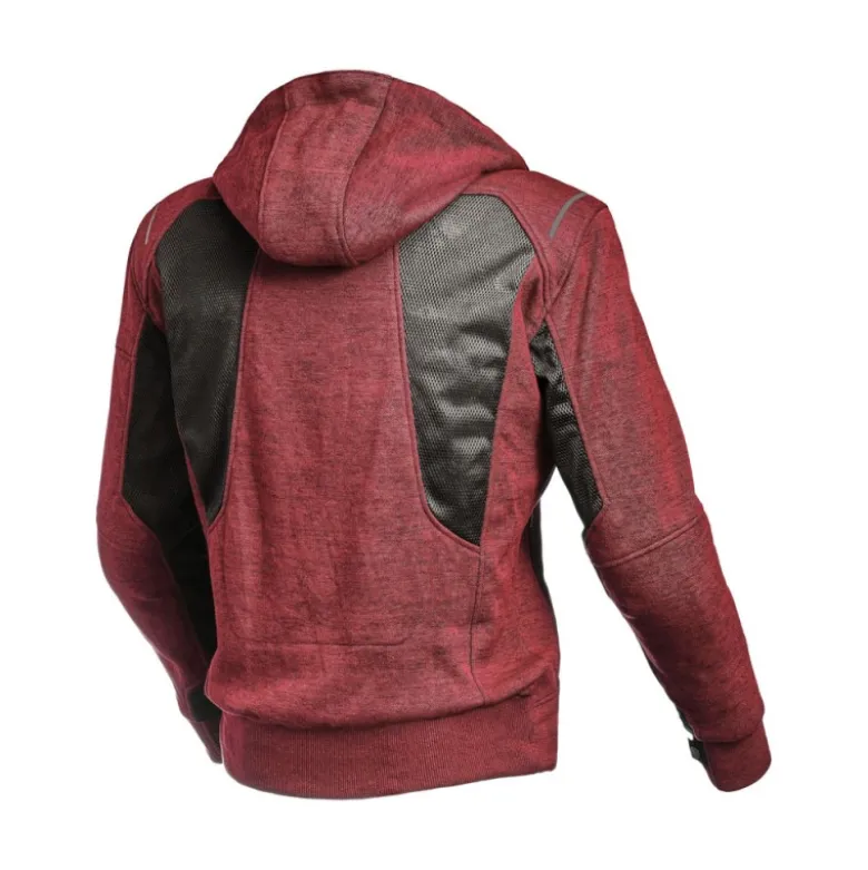Felpa In Tessuto Macna Breeze Rosso Nero