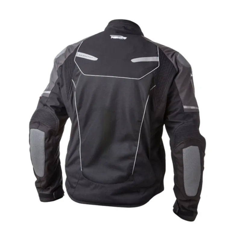 Giacca Airbag In Tessuto Per Moto Helite Vented Nero Grigio