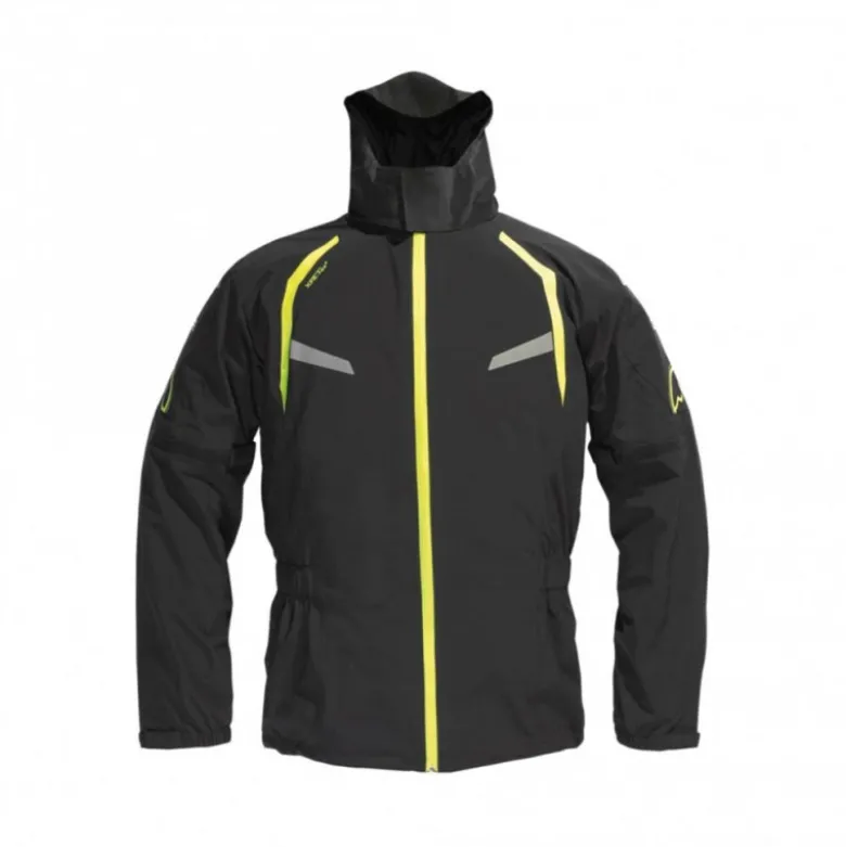 Giacca Antipioggia Dane Byge Nero Giallo