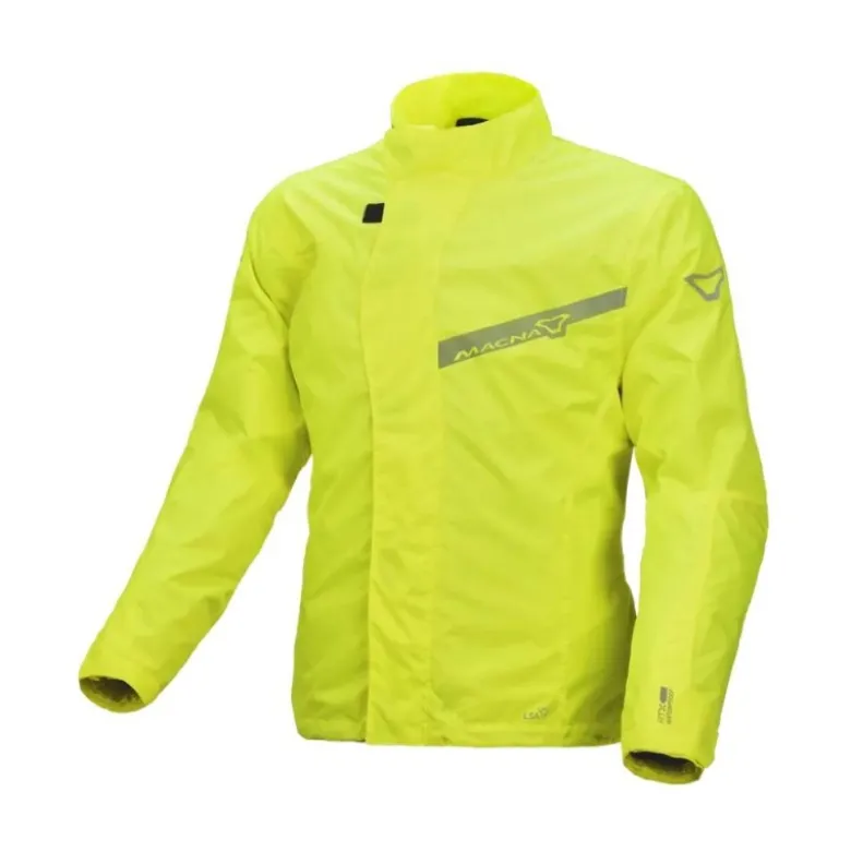 Giacca Antipioggia Donna Macna Spray Giallo Fluorescente