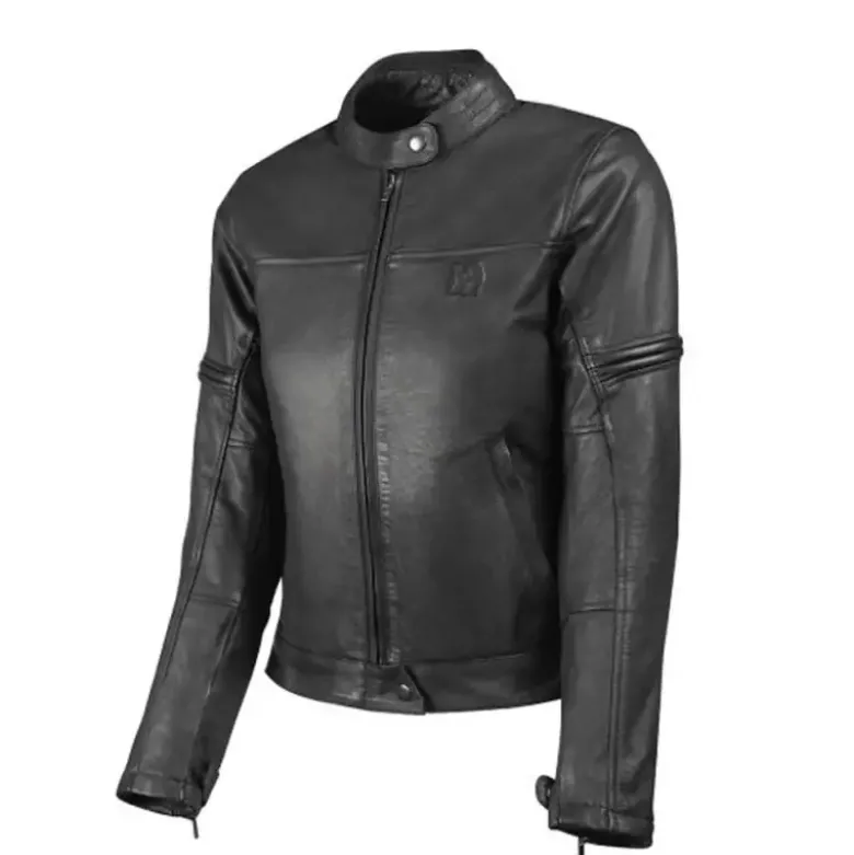 Giacca Donna in Pelle Hevik Mustang Light Lady Nero