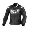 Giacca Donna In Pelle Macna Blitz Nero Bianco