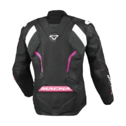 Giacca Donna In Pelle Macna Blitz Nero Rosa