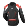 Giacca Donna In Pelle Macna Blitz Nero Rosso