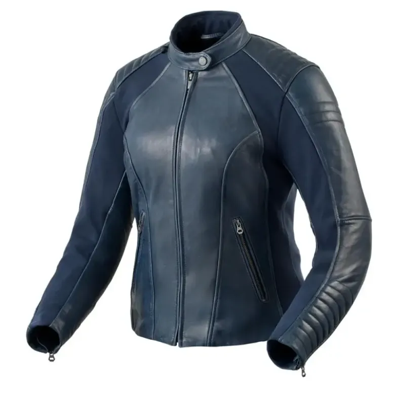 Giacca Donna In Pelle Revit Coral Ladies Blu